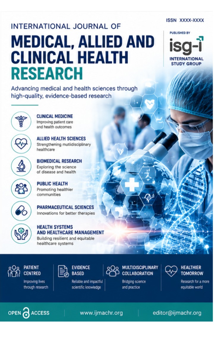 International Journal of Medical, Allied and Clinical Health Research cover